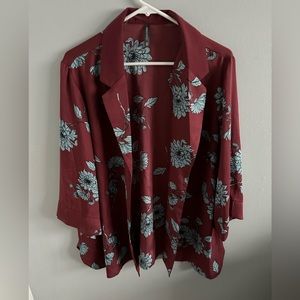 Massini Floral Cardigan 2XL
